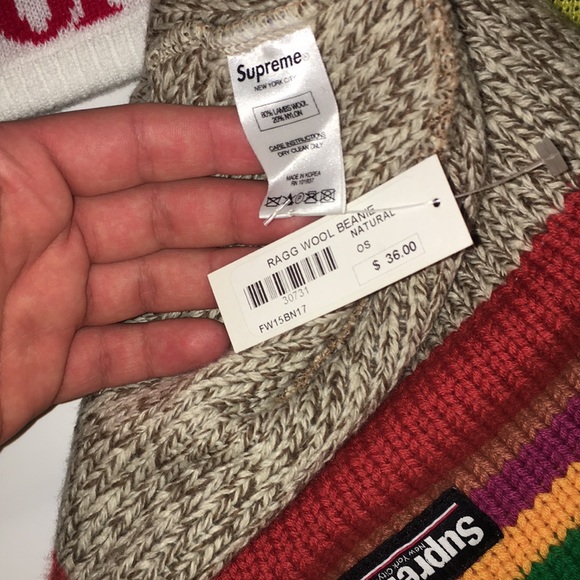 Supreme "Ragg wool beanie" - Picture 4 of 5